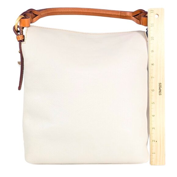 Dooney & Bourke NWT Florentine Randy Ivory Ecru Leather Shoulder Bag - Picture 3 of 11